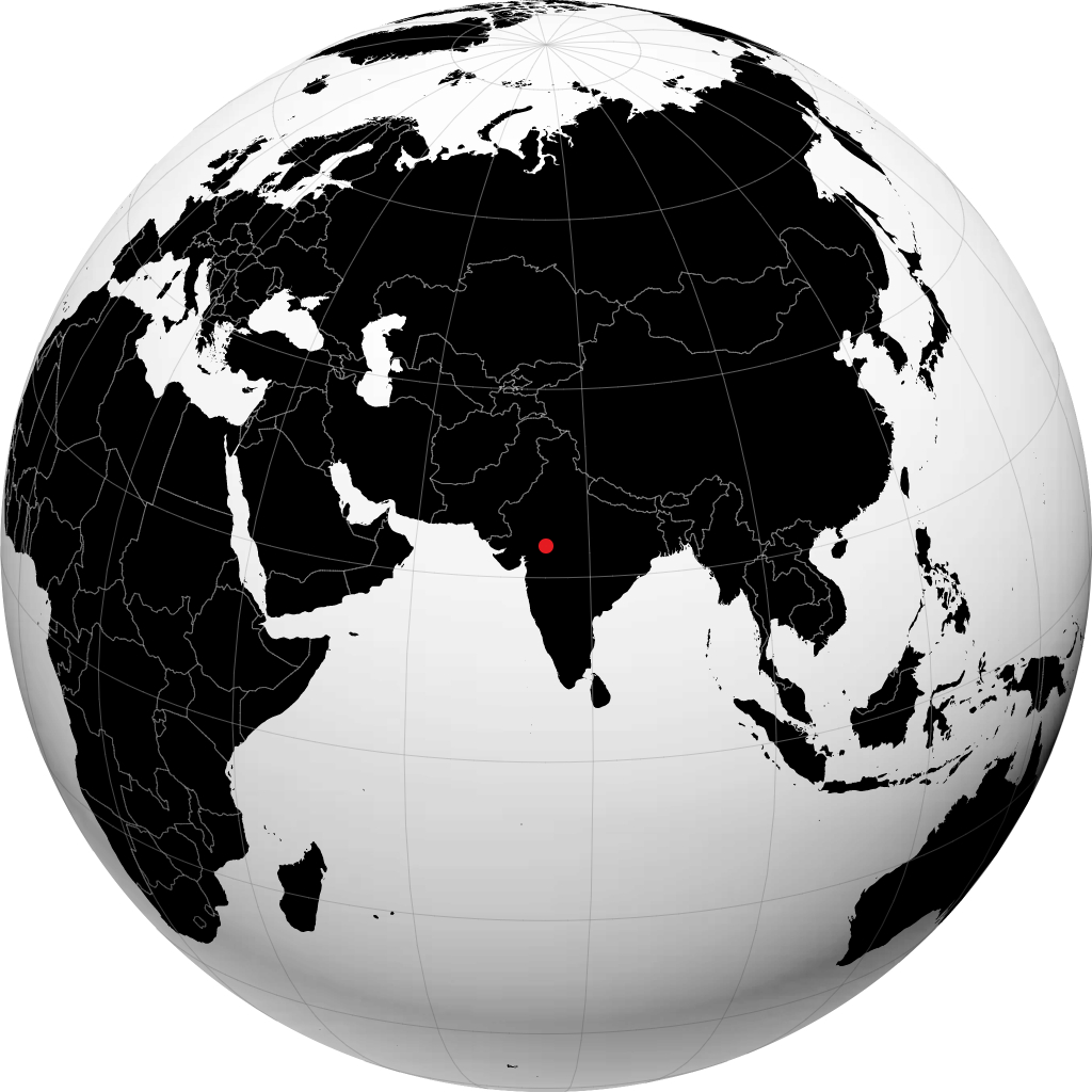 拉特拉姆 在地球仪上