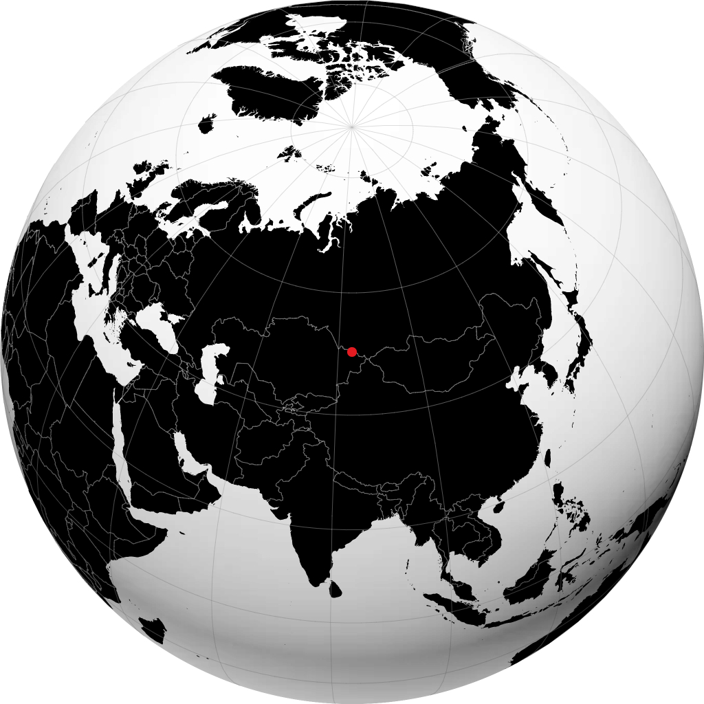 里德尔 在地球仪上