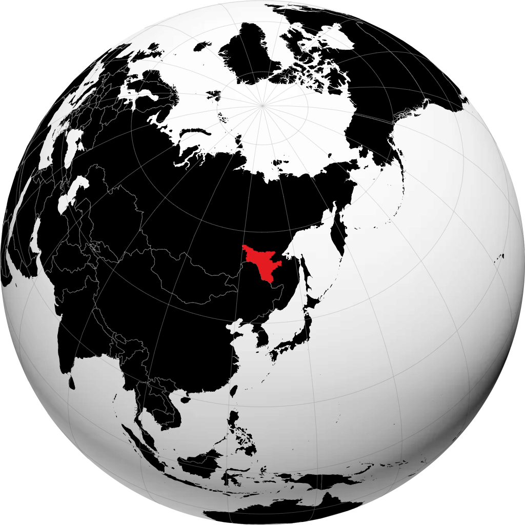 阿穆尔州 在地球仪上