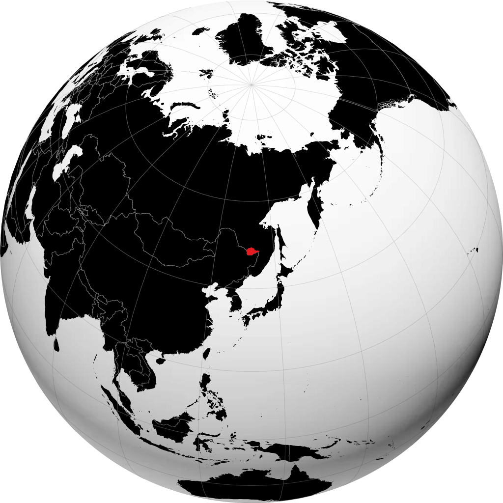 犹太自治州 在地球仪上