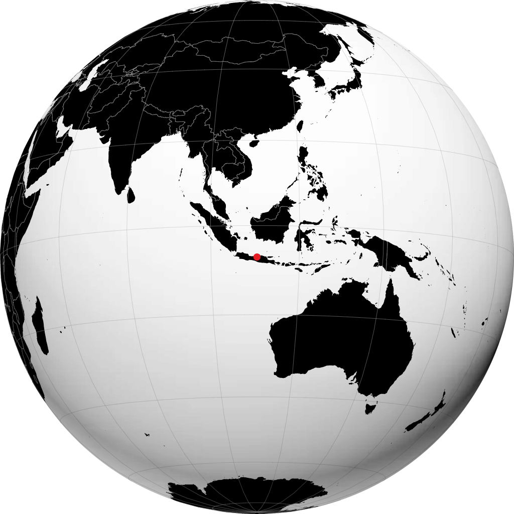 三宝垄 在地球仪上