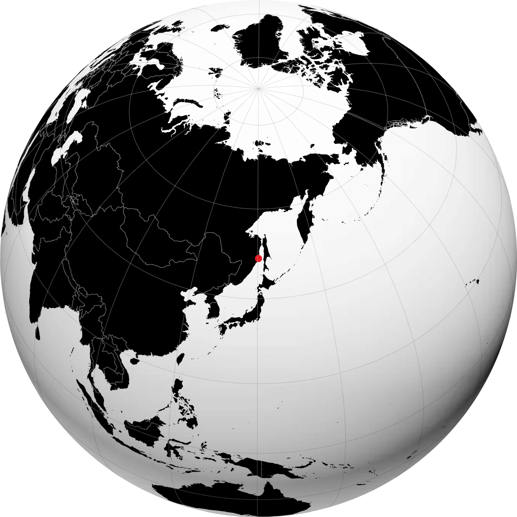 苏维埃港 在地球仪上