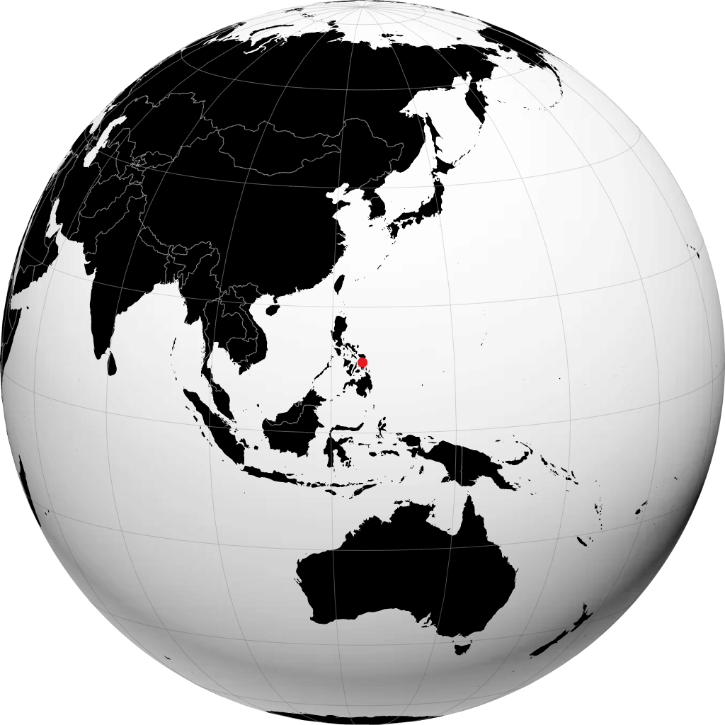 塔克洛班 在地球仪上