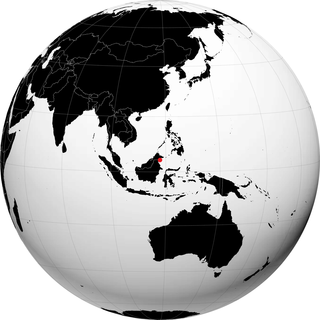斗湖 在地球仪上