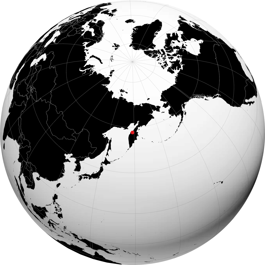 季吉利 在地球仪上