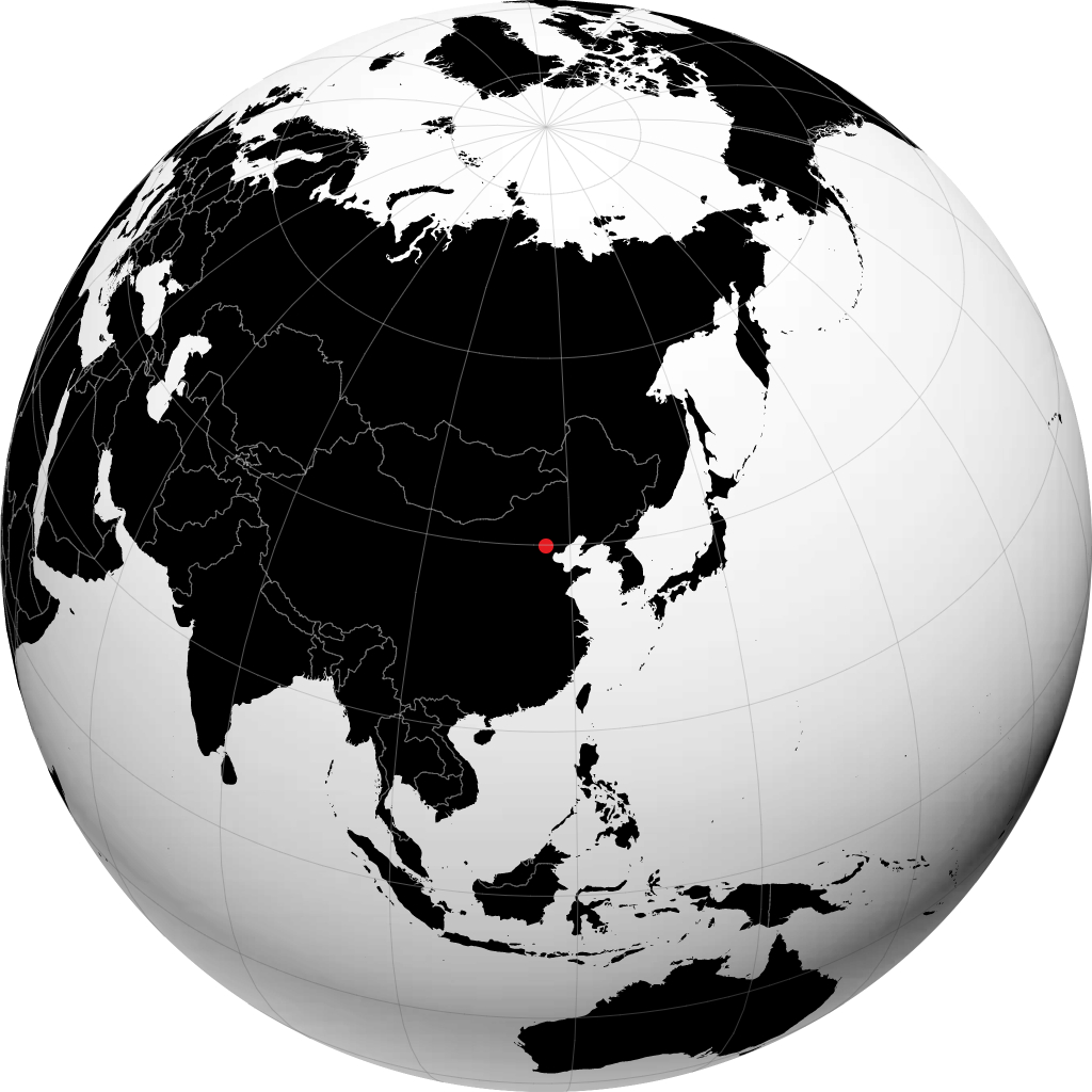 通州区 在地球仪上