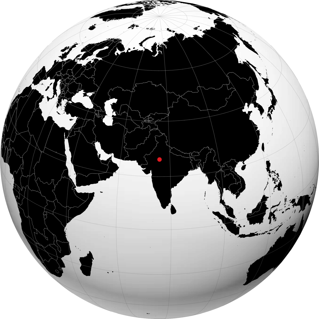 通克 在地球仪上