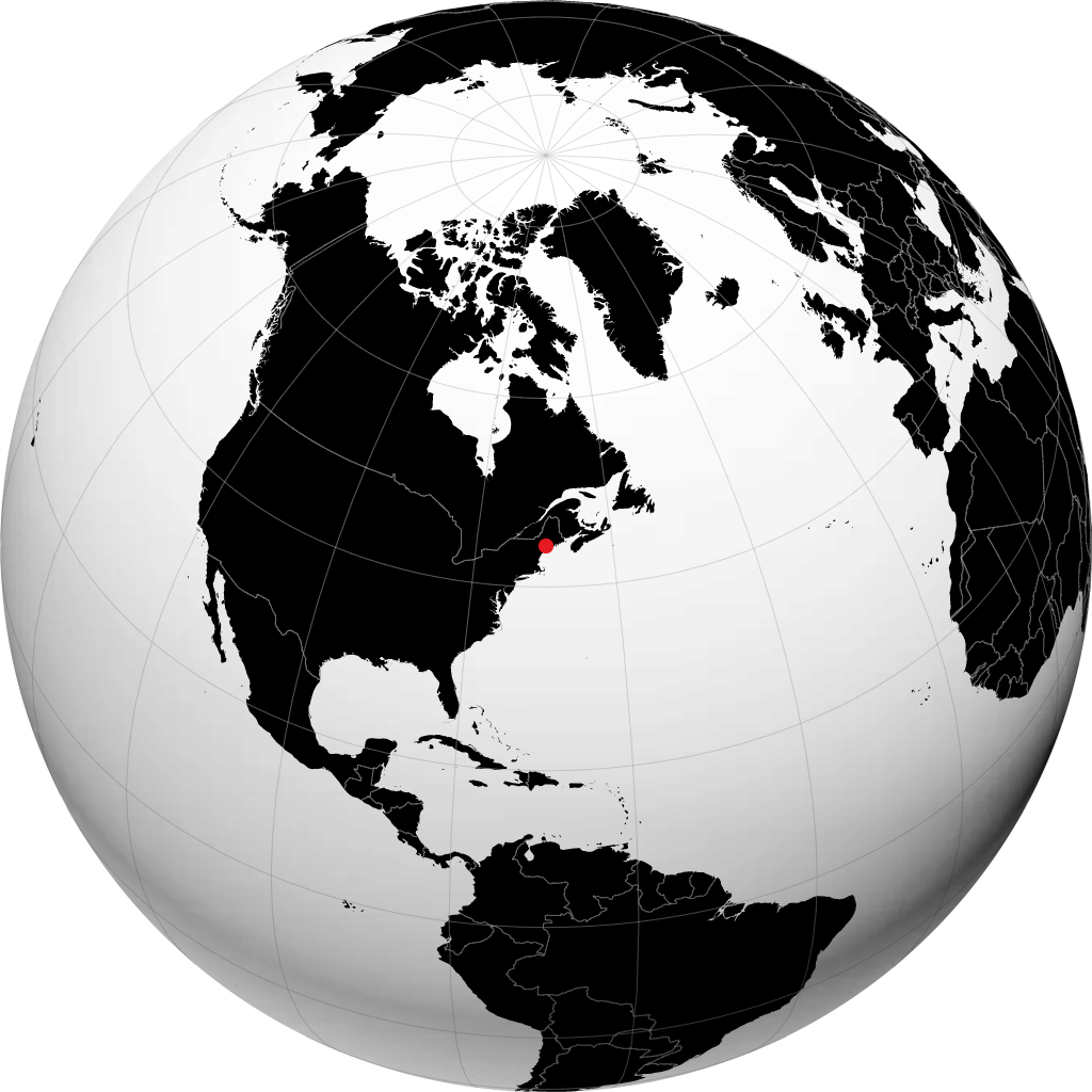 奥古斯塔 在地球仪上