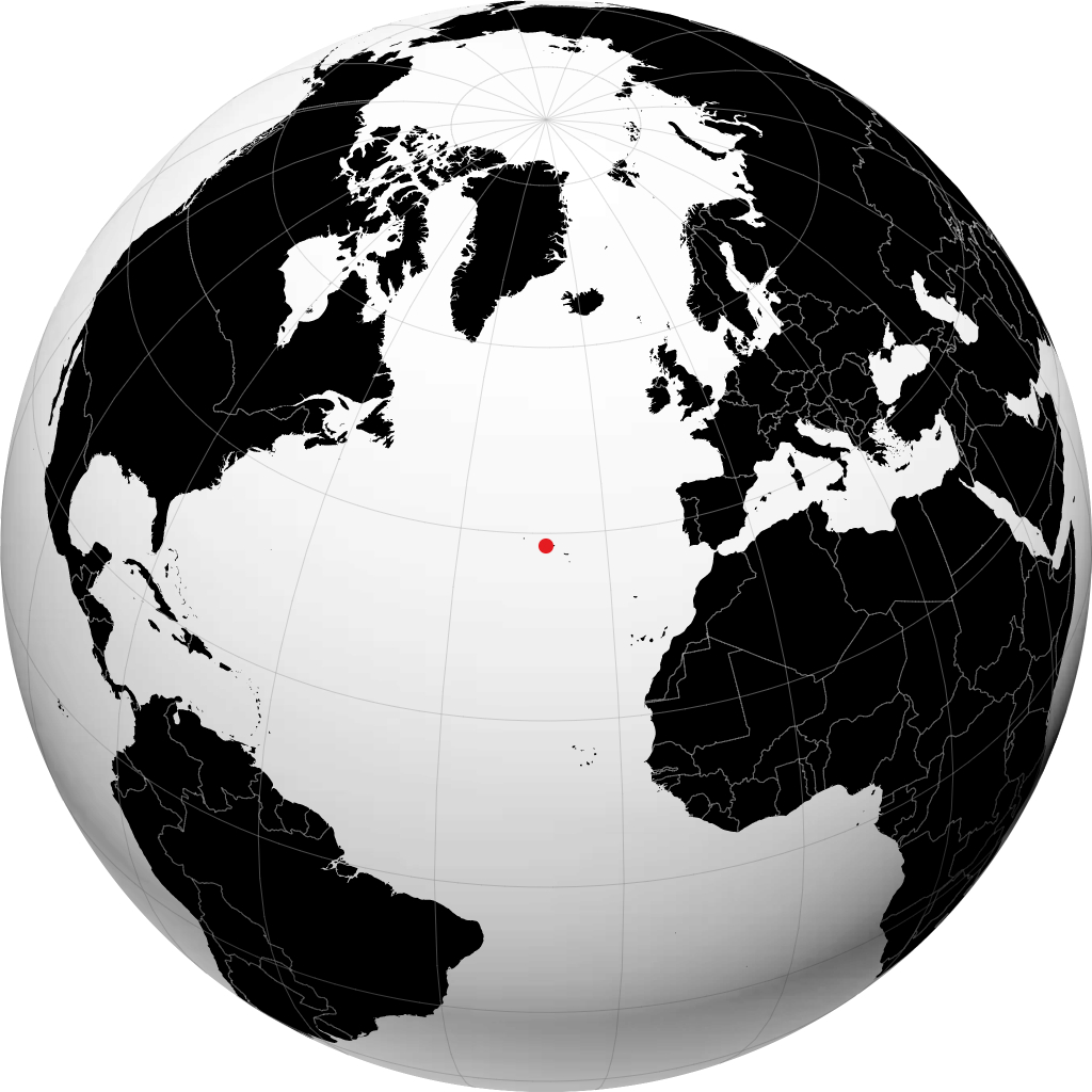 韦拉斯 在地球仪上
