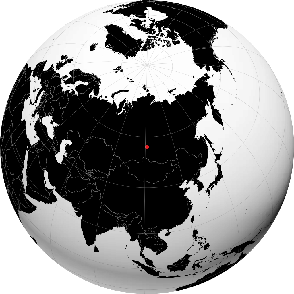 维霍列夫卡 在地球仪上