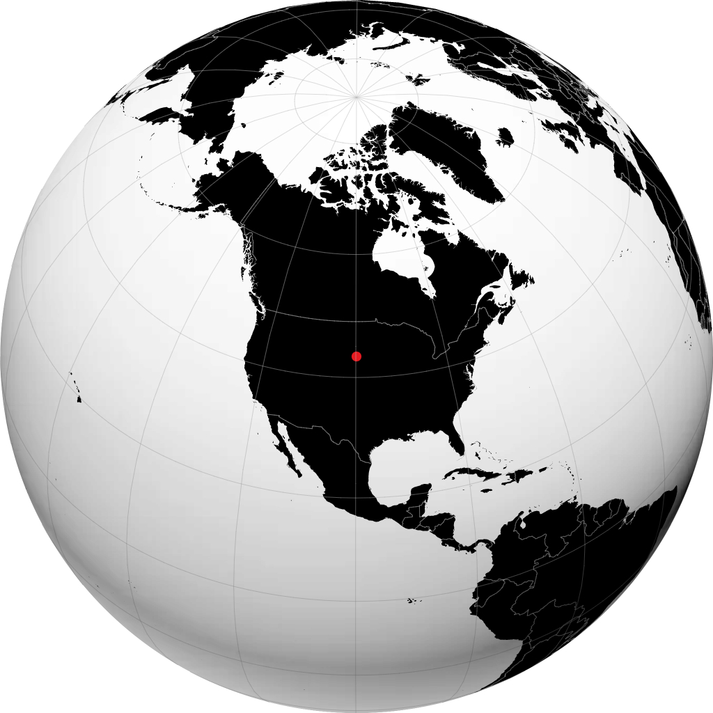 温纳 在地球仪上