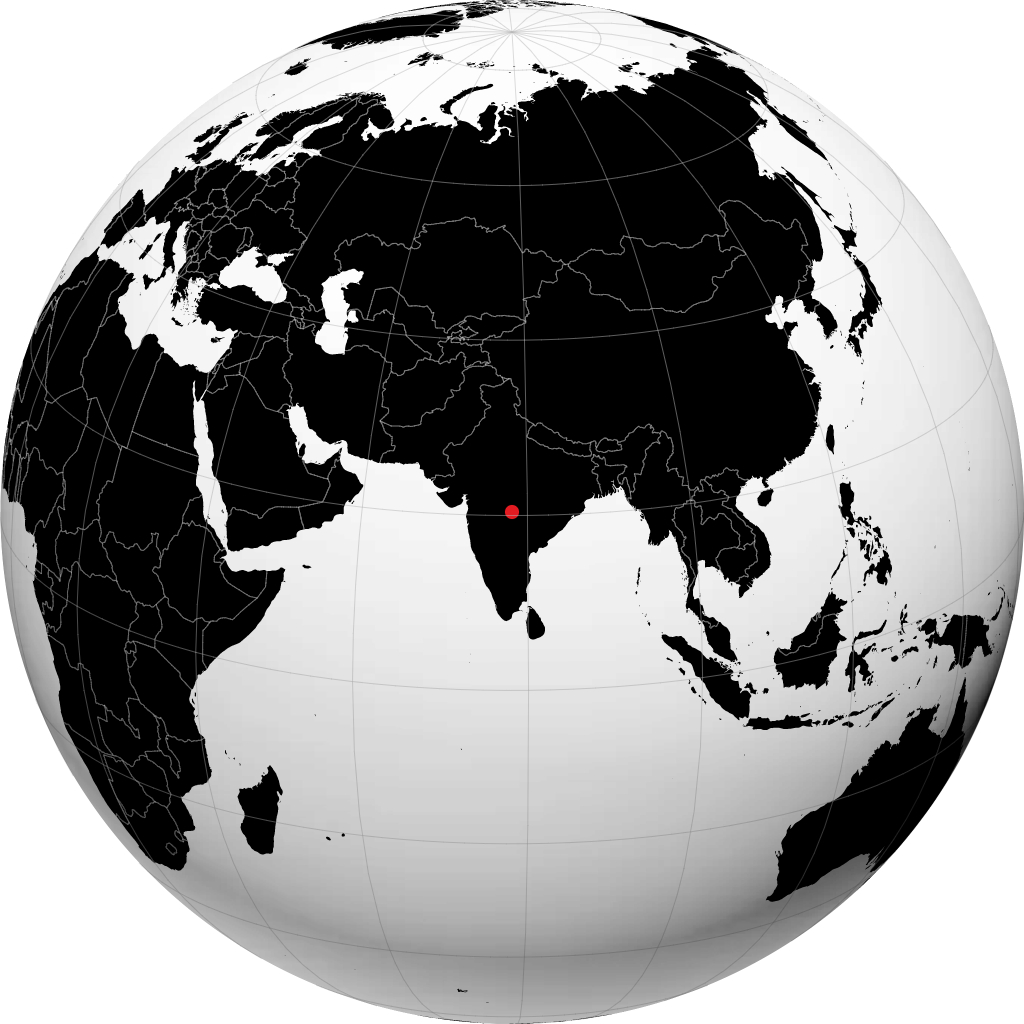 亚沃特马尔 在地球仪上