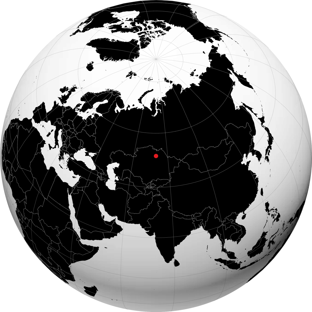 叶列门套 在地球仪上